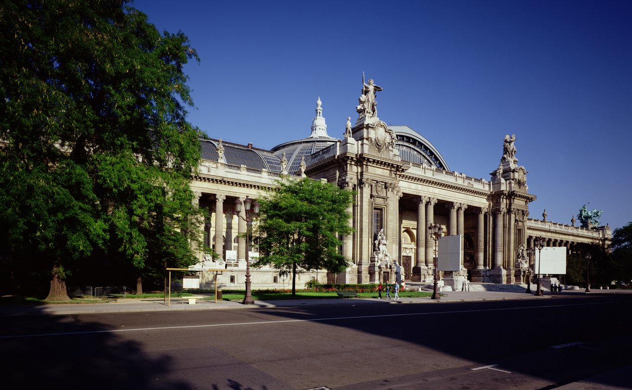 Façade van het Grand Palais, gebouwd door Henri Deglane, Albert Louvet en Albert Thomas, 1897-1900 door French School