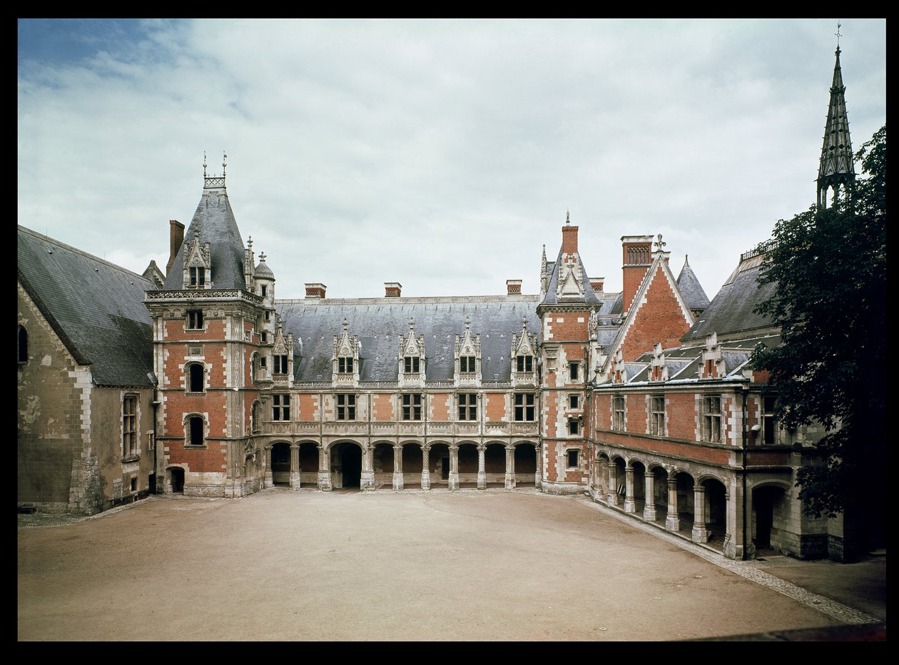 Gevel van de Louis XII-vleugel, 1498-1503 door French School