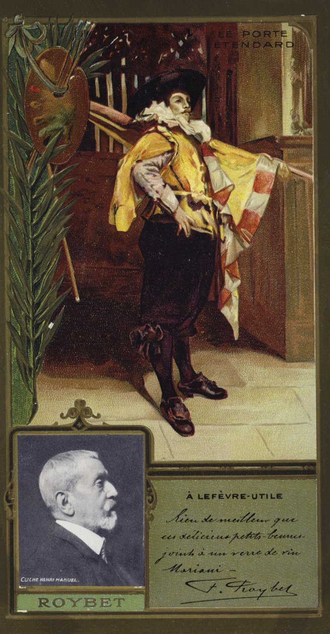 Ferdinand Roybet, Frans schilder (chromolitho) door French School