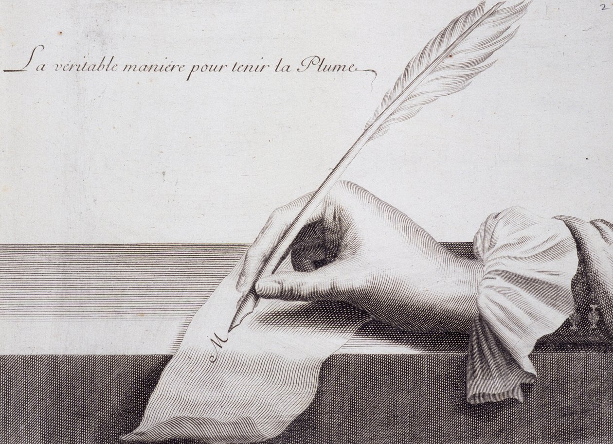 Franse kalligrafie: 