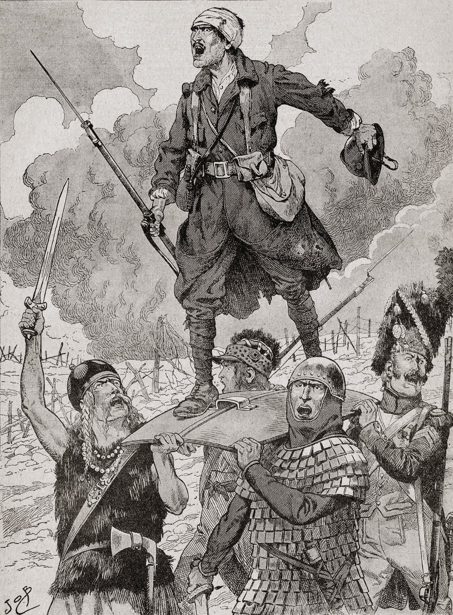 Franse propagandaposter getiteld 