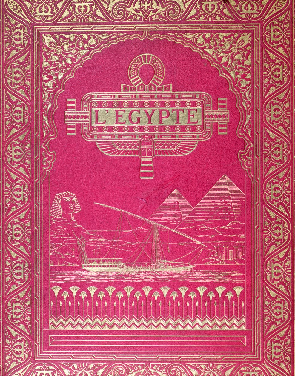 Voorkant van LEgypte door G. Ebers, gepubliceerd in Parijs, 1880 door French School