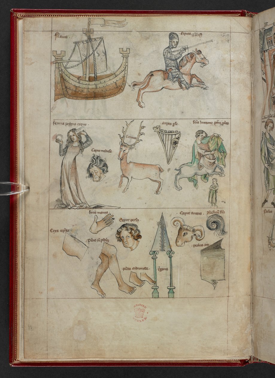 Georgius Fendulus, Liber astrologiae, Sloane MS 3983, f.4v door French School