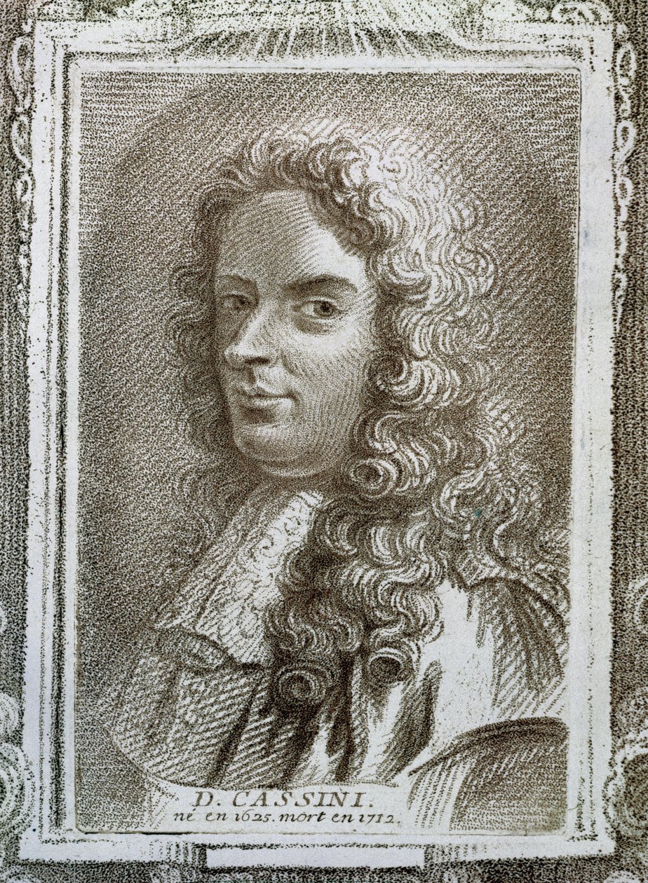 Giovanni Domenico Cassini (1625-1712), illustratie uit Histoire des Mathématiciens door Alexandre Saverien (1720-1805), gepubliceerd in Parijs 1766 door French School