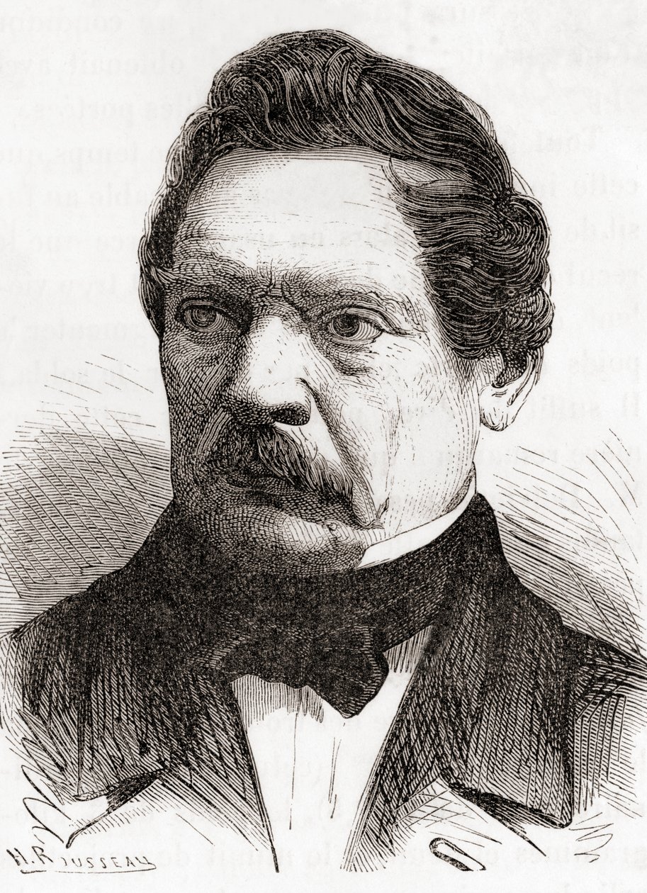 Henri-Gustave Delvigne, uit Les Merveilles de la Science, gepubliceerd ca. 1870 door French School