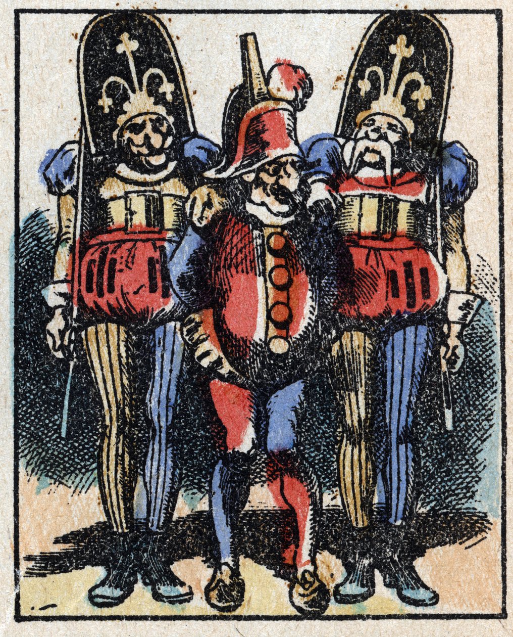 Geschiedenis van Dr. Pulcinella (Polichinelle). Houtsnede van Imaging Pellerin - Epinal, eind 19e eeuw door French School