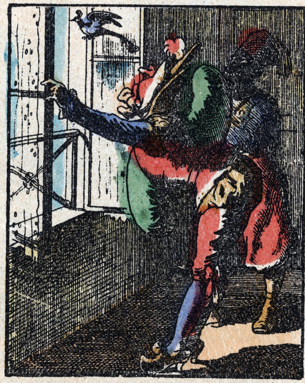 Geschiedenis van Dr. Pulcinella (Polichinelle). Houtsnede van Imaging Pellerin - Epinal, eind 19e eeuw door French School