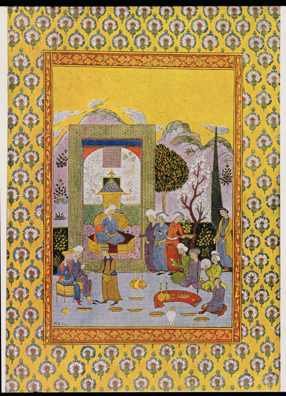 Illustratie voor De Arabische Nachten, 1895 door French School