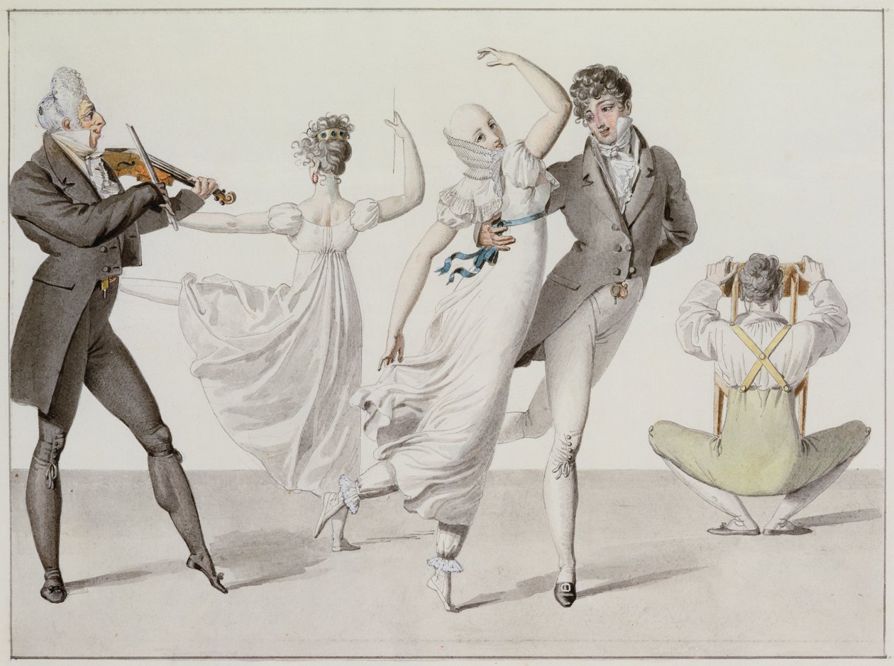 Illustratie uit "Le Bon Genre" door French School
