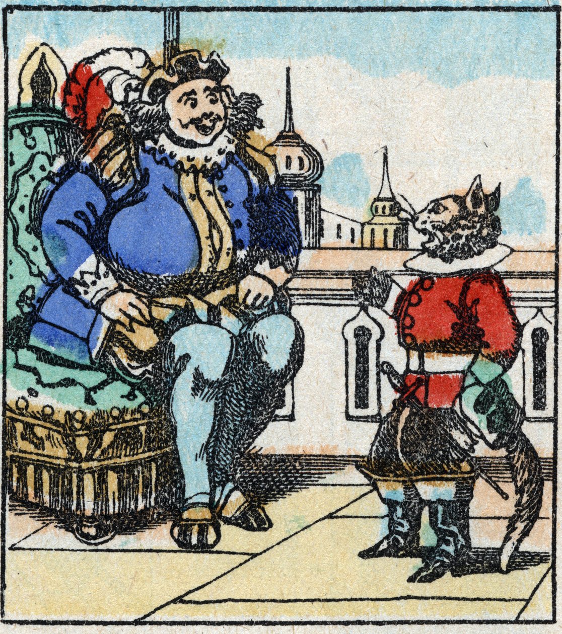 Illustratie van het sprookje 