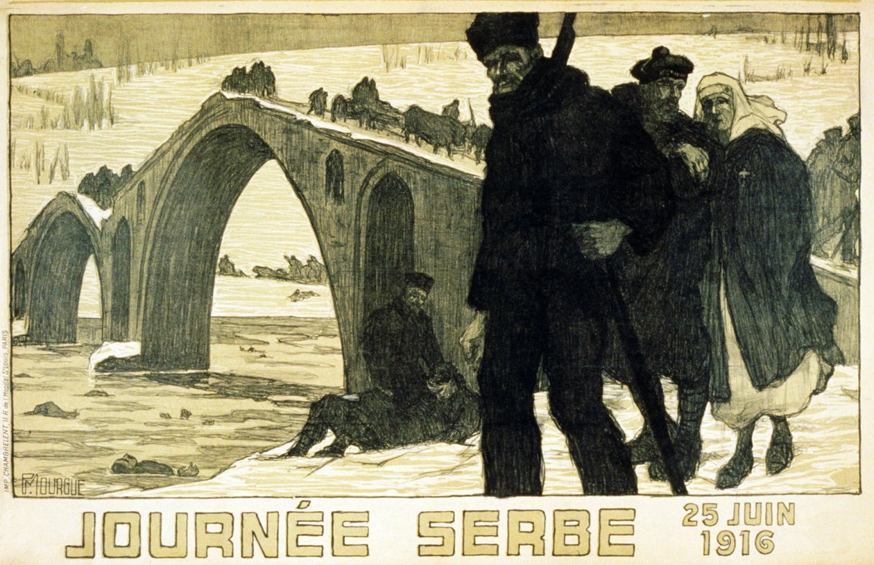 Journée Serbe. 25 Juni 1916 door French School