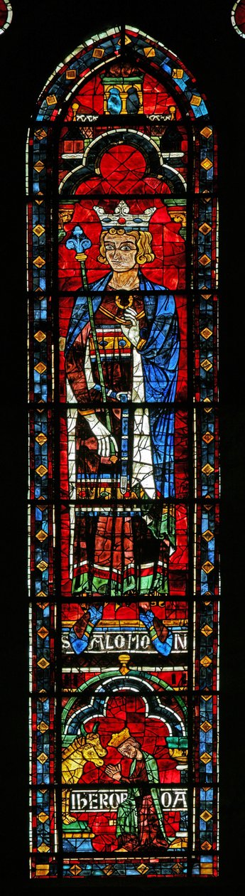 Koning Salomo (jonge Saint Louis als model?) door French School