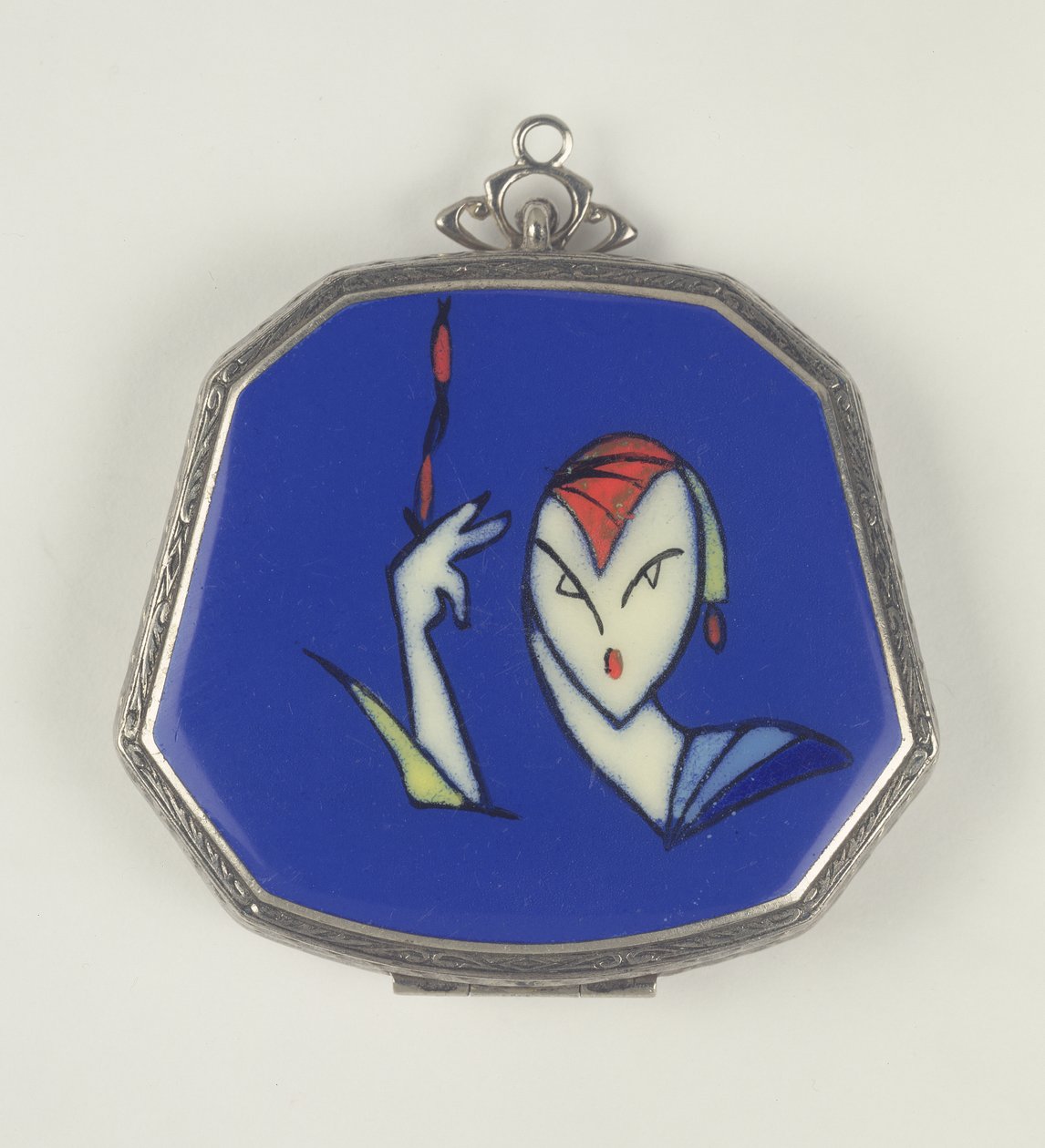 La Mode Femme Fatale Poederdoos, Frans, 1920-30 door French School