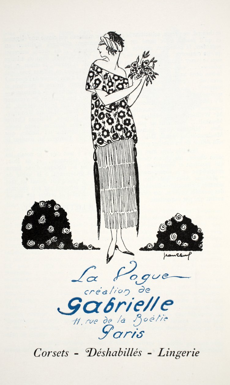 La Vogue creatie van Gabrielle door French School
