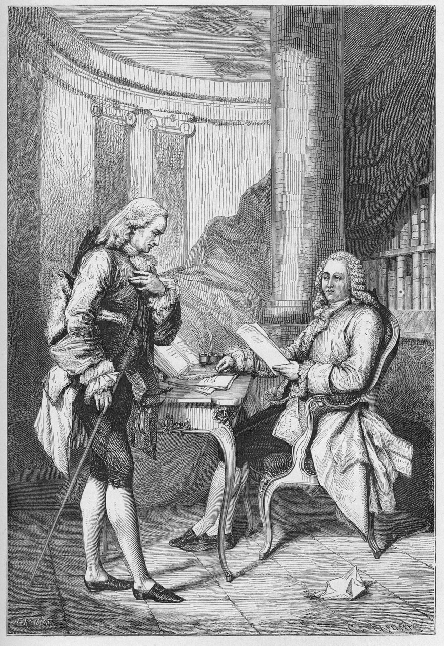 Het ontslag van Turgot 1776 - Lodewijk XVI, koning van Frankrijk, en Anne Robert Jacques Turgot - Turgot