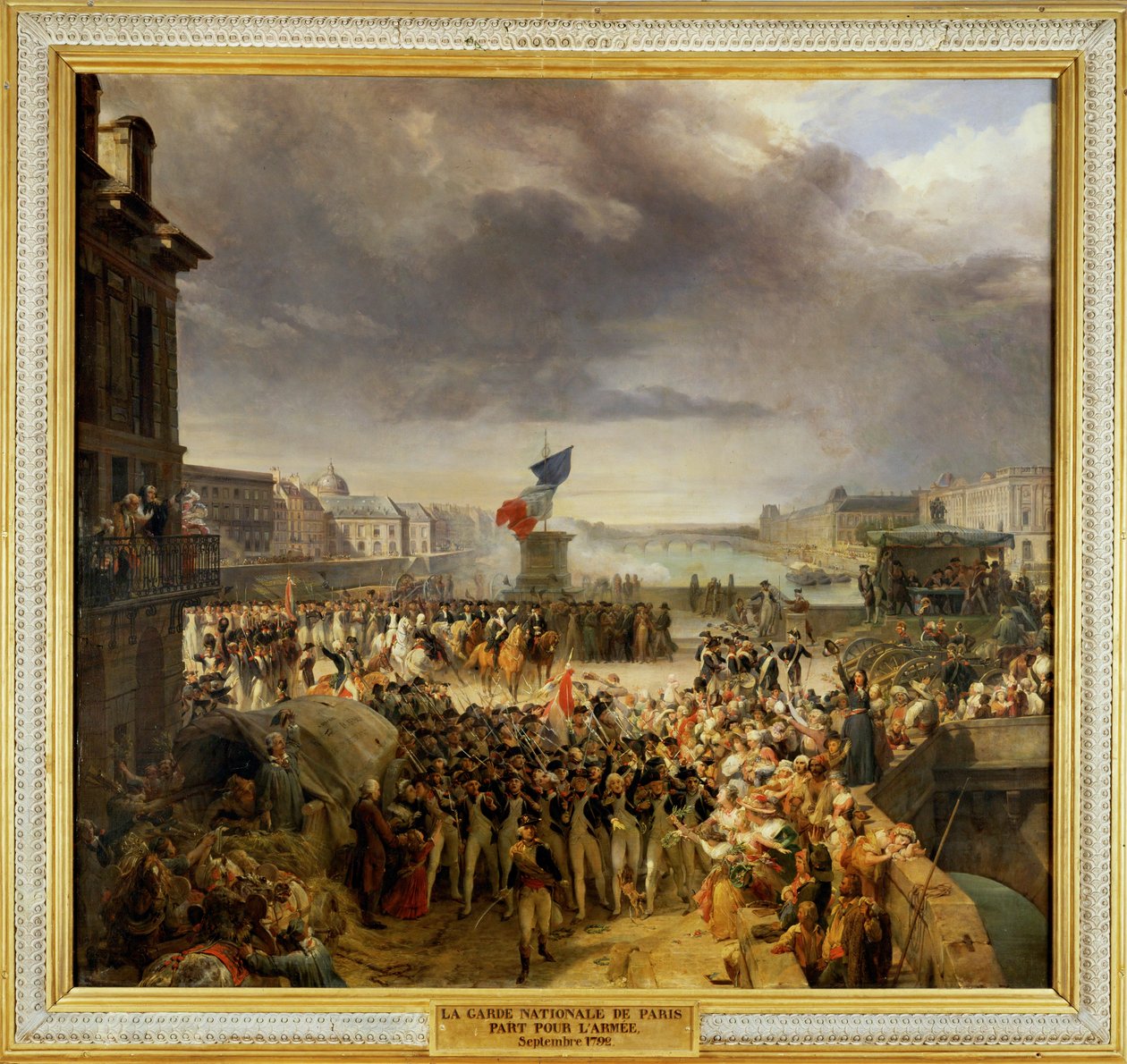 De Nationale Garde vertrekt naar het leger, zeven ... door French School
