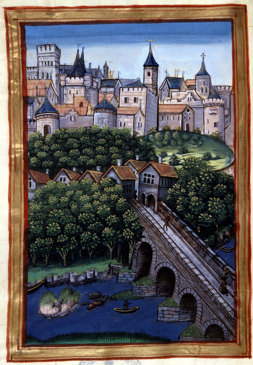 De stad Lyon - in 
