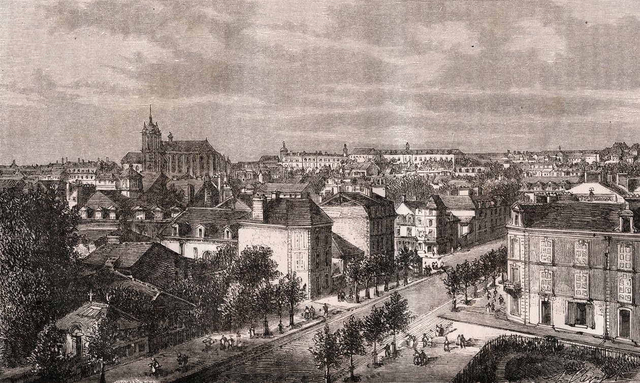 Le Mans - Pays de la Loire - gravure in 
