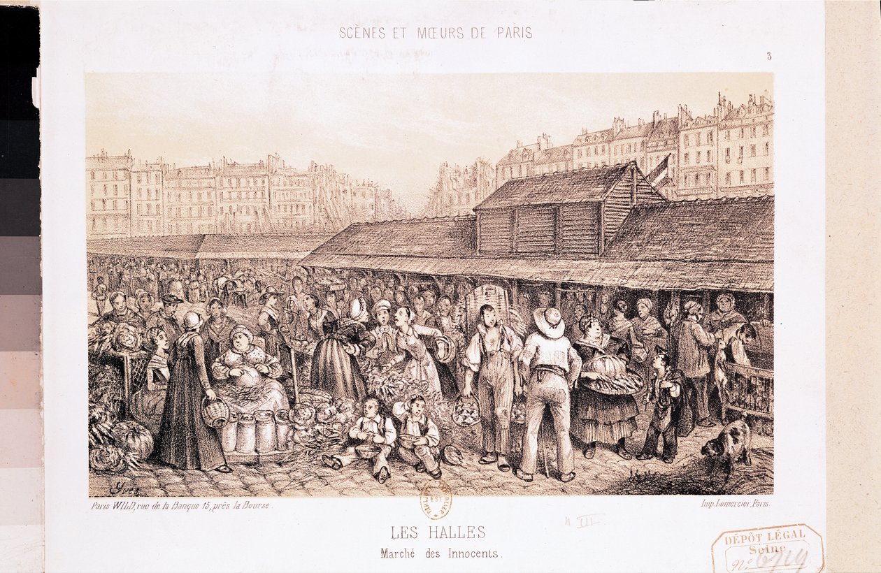 Les Halles door French School