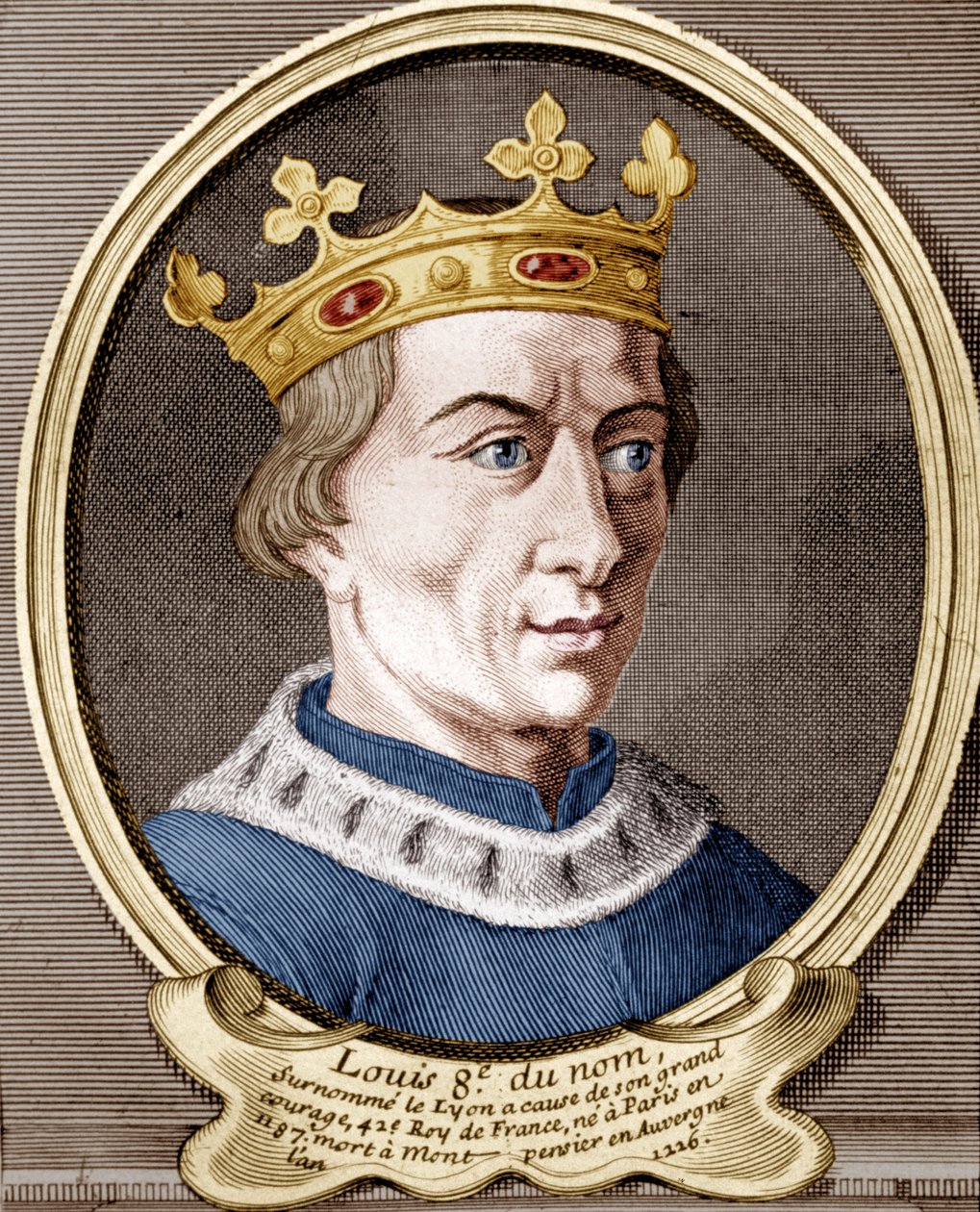Lodewijk VIII, Koning van Frankrijk door French School