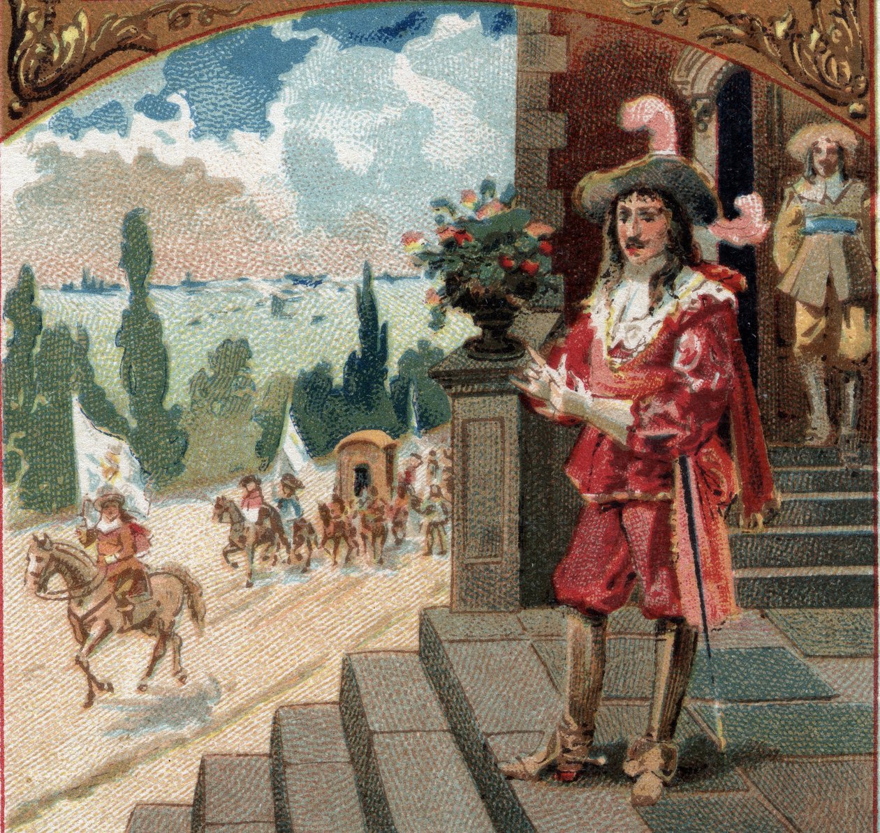 Lodewijk XIII (1601-1643) bracht de nacht door op 5 juni door French School