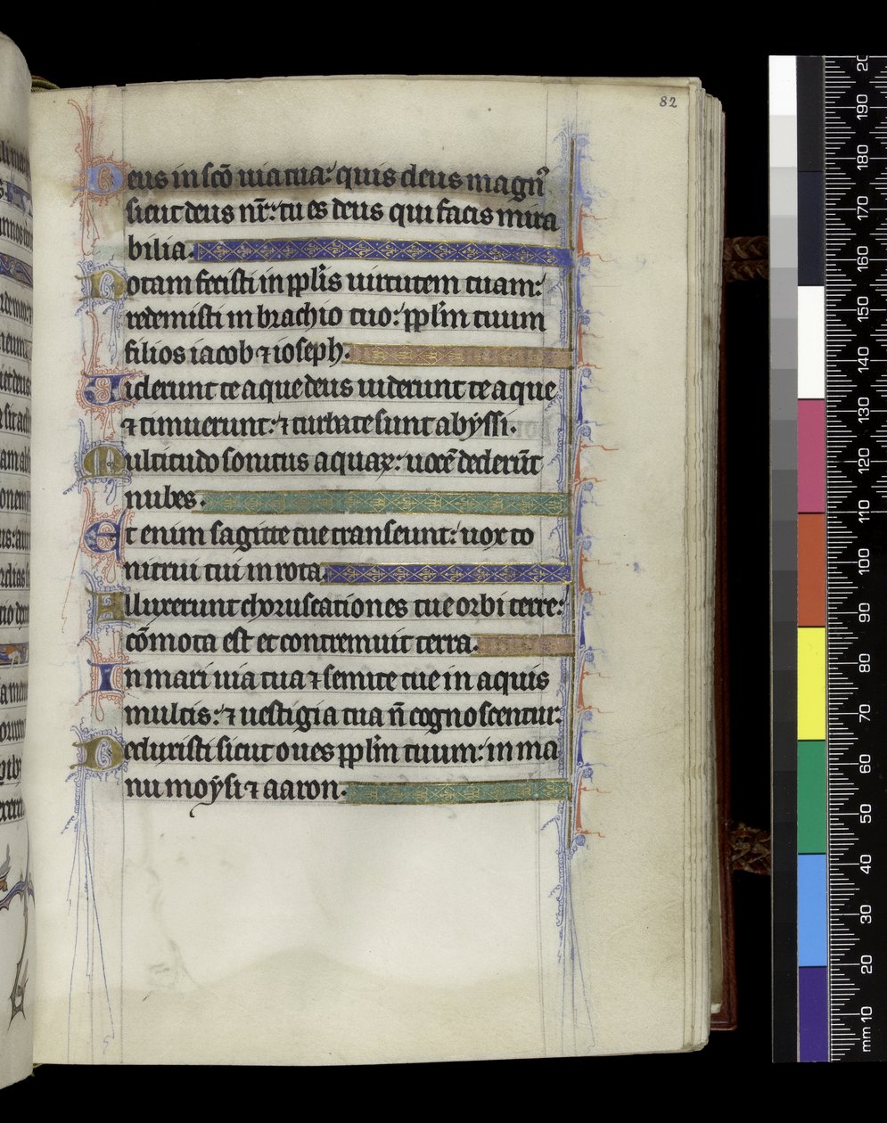 MS 300 f.82r, uit de Psalter en Getijden van Isabella van Frankrijk, Parijs, ca. 1265-70 door French School