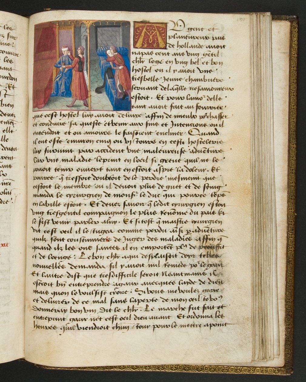 Pagina uit Cent Nouvelles Nouvelles, c.1461-62 door French School