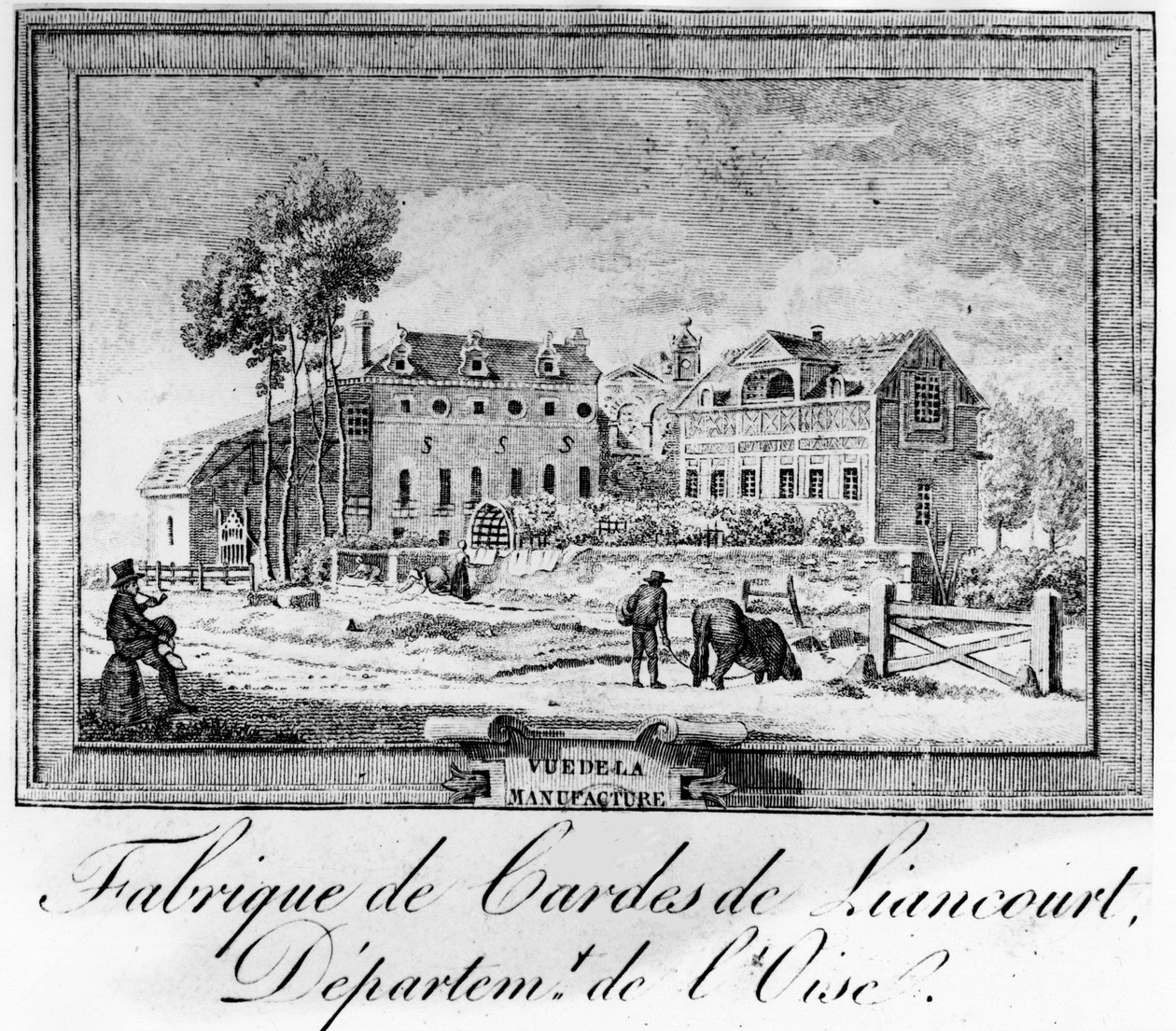 Fabriek, Hertog de la Rochefoucauld in Liancourt; Touwfabriek van Liancourt, Dept de l