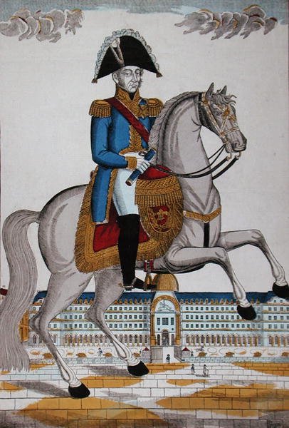 Maarschalk van Frankrijk in paradekostuum door French School