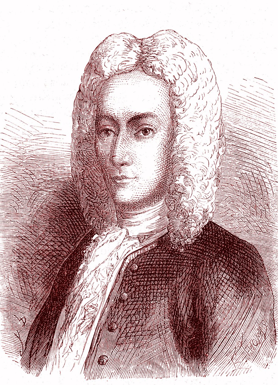 Mathieu Dutilh, Franse natuurkundige overleden in 1715 (elektriciteit, bliksemafleider) door French School