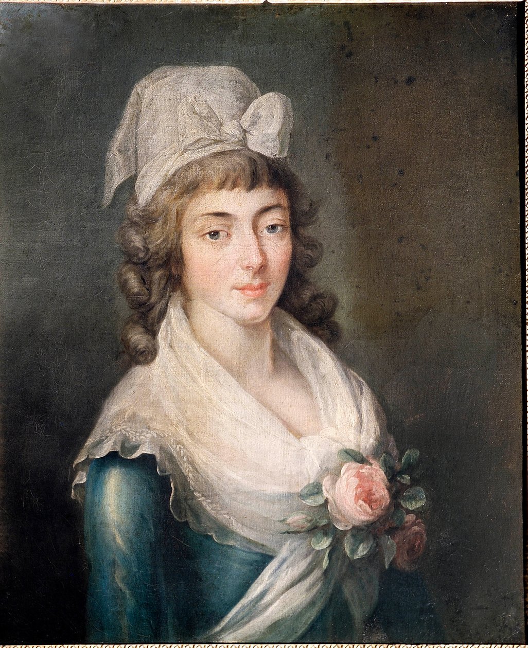 Mevrouw Roland: Portret van Madame Roland door French School