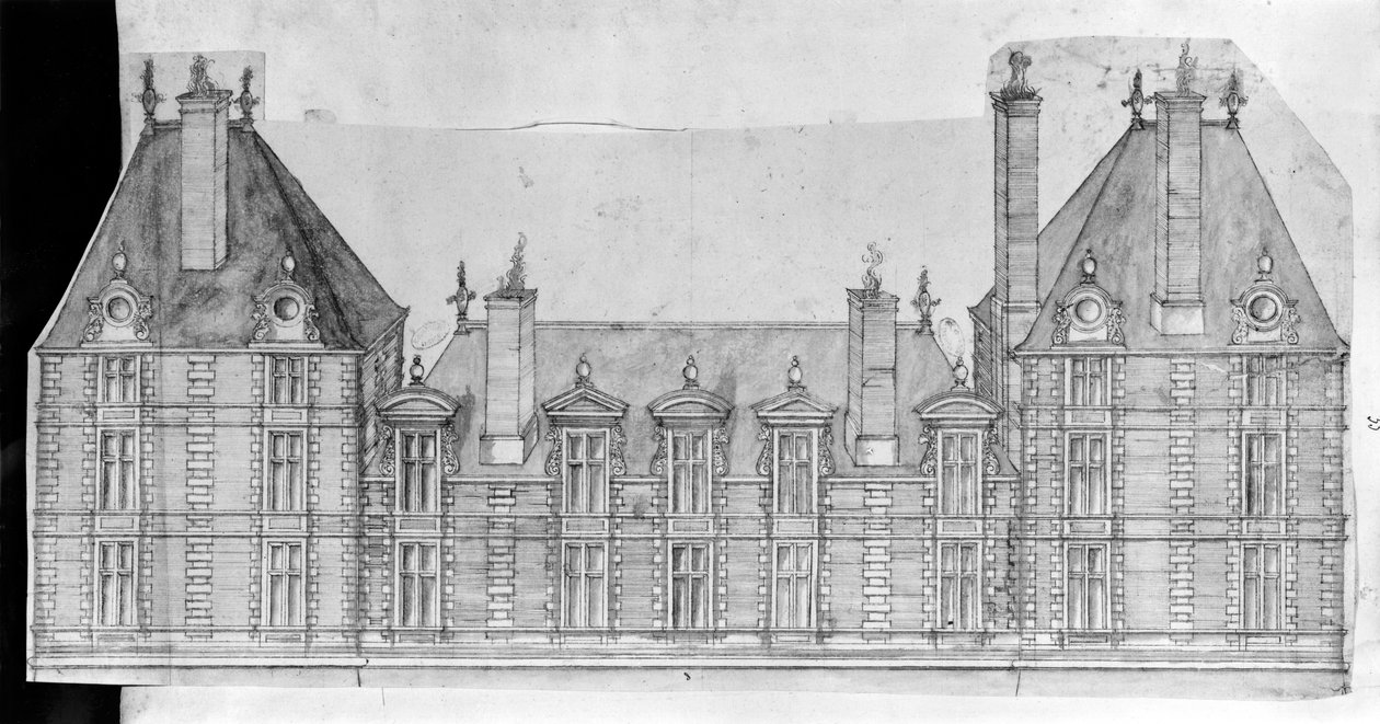Ms 1001 fol.33, kasteel van Rosny door French School