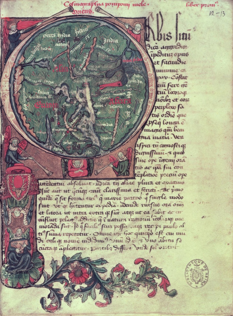 Ms 1321 fol.12 Geïllustreerde initiaal 