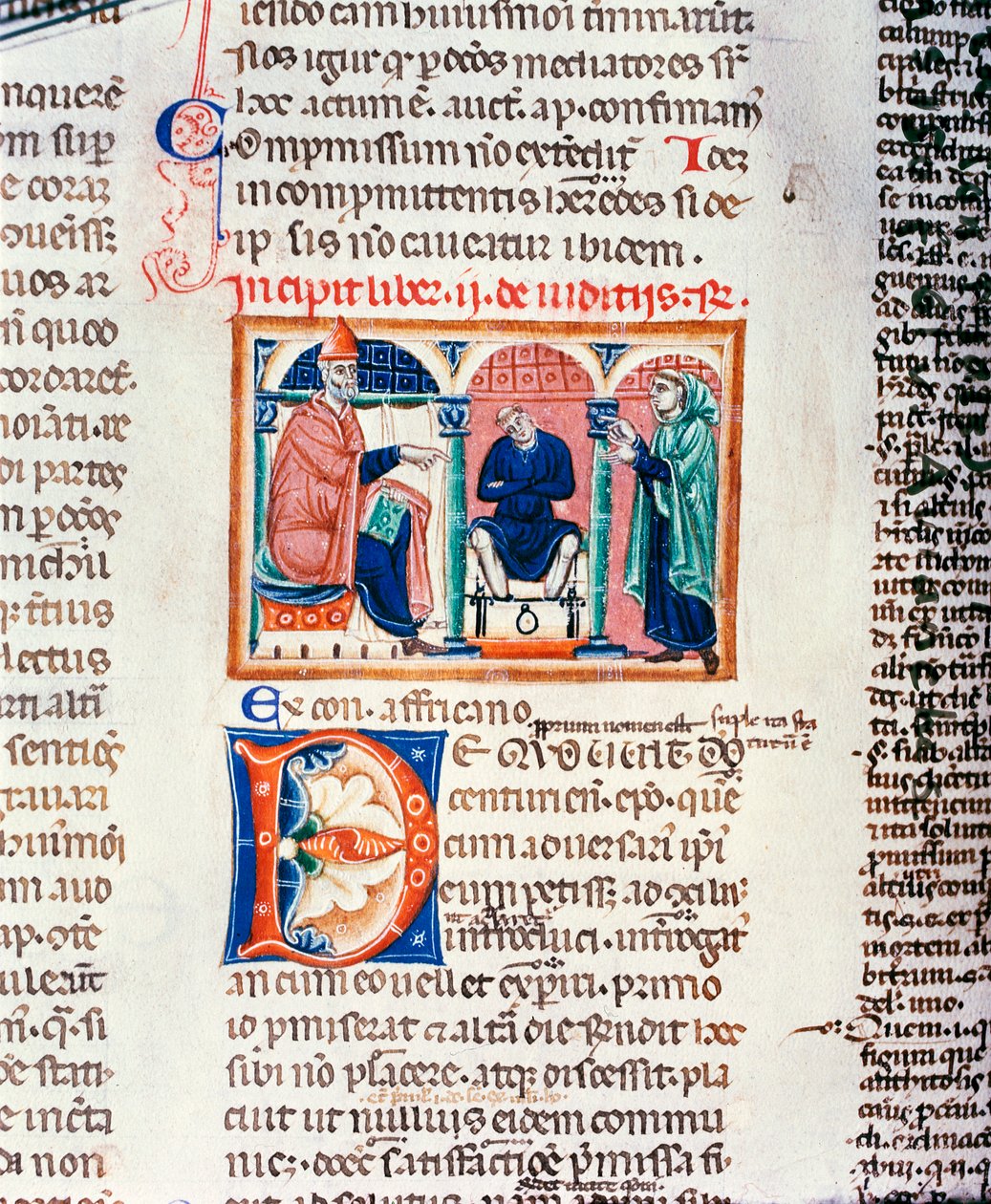Een oordeel, uit de Decrets de St. Gregoire IX door French School