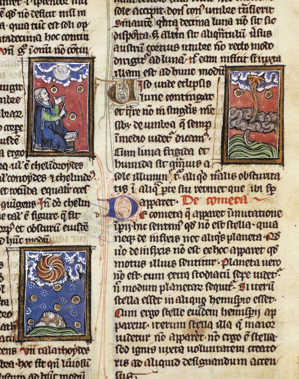 Ms 320 Fol.197 Kometen, uit 