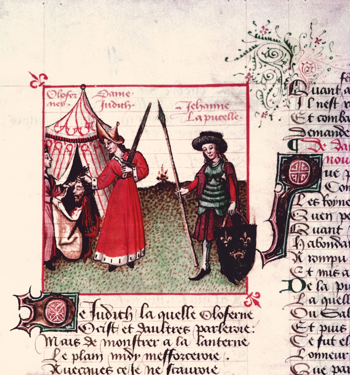 Ms Fr 12476 Judith en Holofernes en Jeanne d