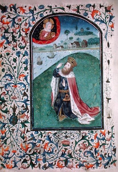 Ms Gen 288 f.131v Visioen, ca. 1460 door French School
