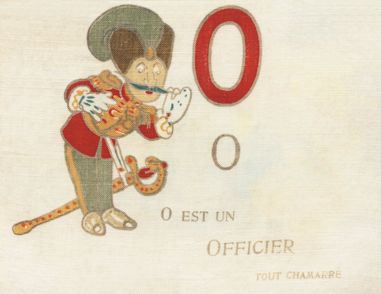 O is een gevechtsofficier. door French School