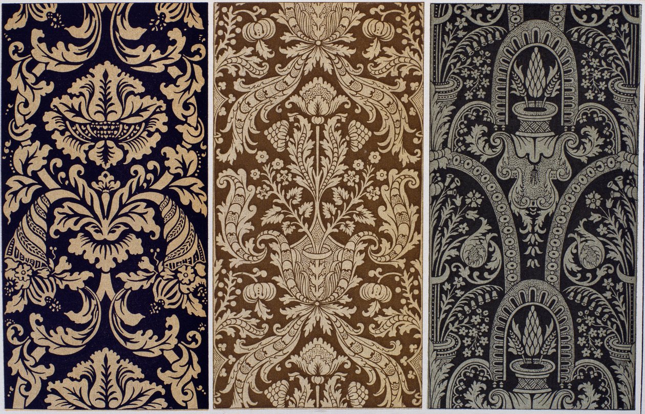 Beschilderd doek, gravure uit Dictionnaire de l