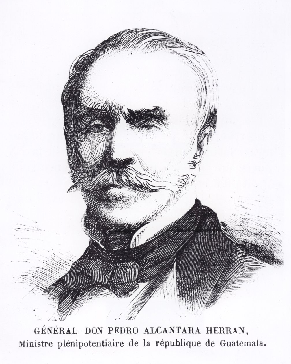 Pedro Alcantara Herran (gravure) door French School
