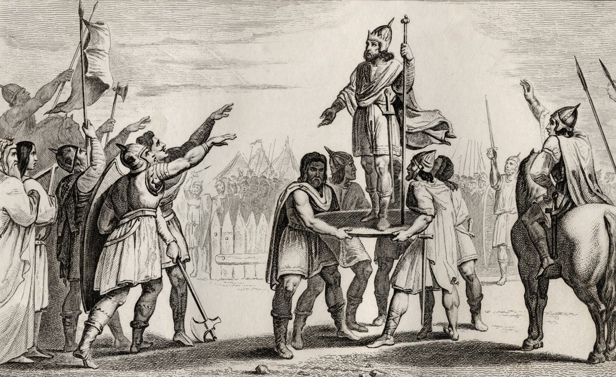 Pharamond, legendarische koning van Frankrijk, uit 