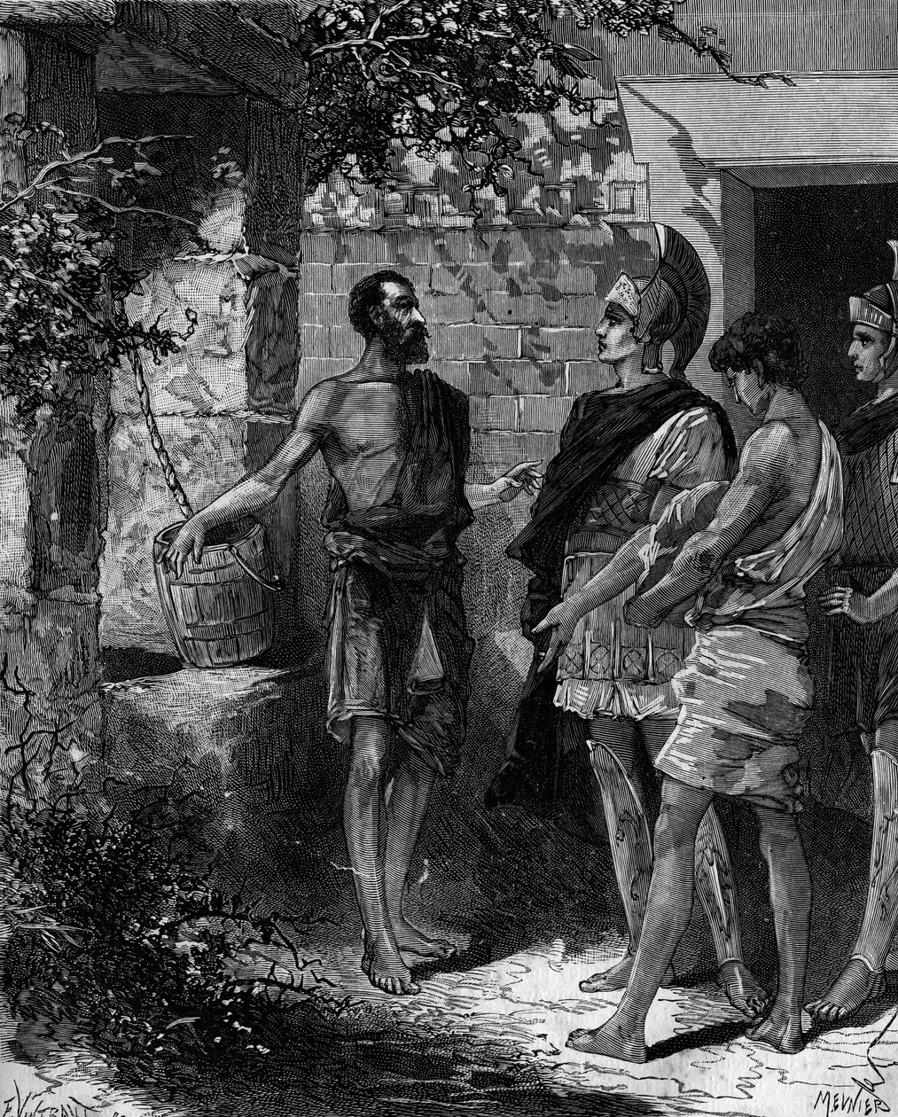 Phocion (Phokion) (402 v.Chr. - 318 v.Chr.) is een Atheense strateeg en redenaar die de gezanten van Alexander de Grote ontvangt na de overwinning van Arbelles door French School