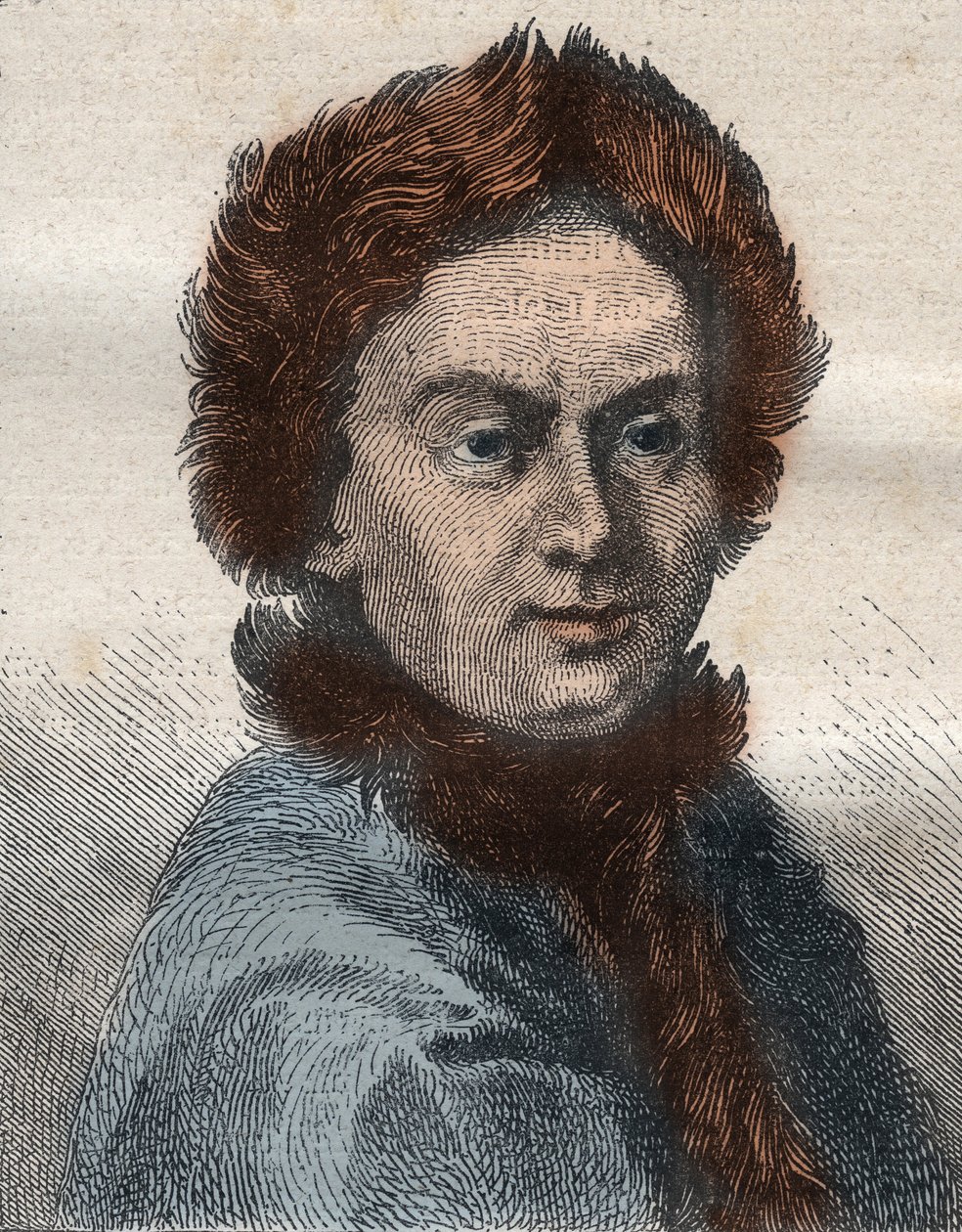 Pierre Louis Moreau de Maupertuis, astronoom (1698 - 1759) - illustratie uit 