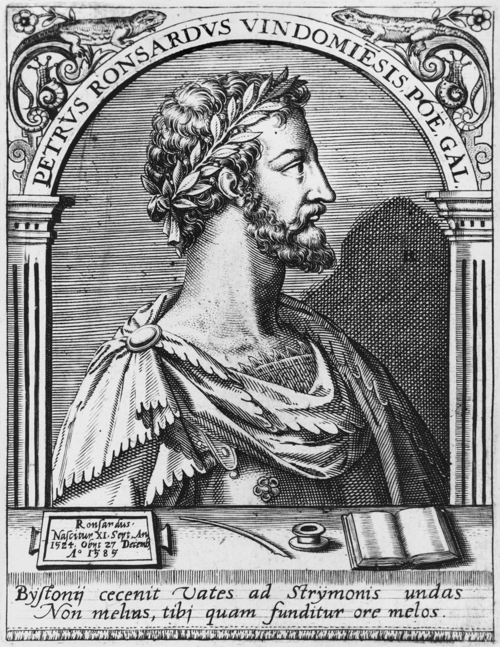 Pierre de Ronsard door French School