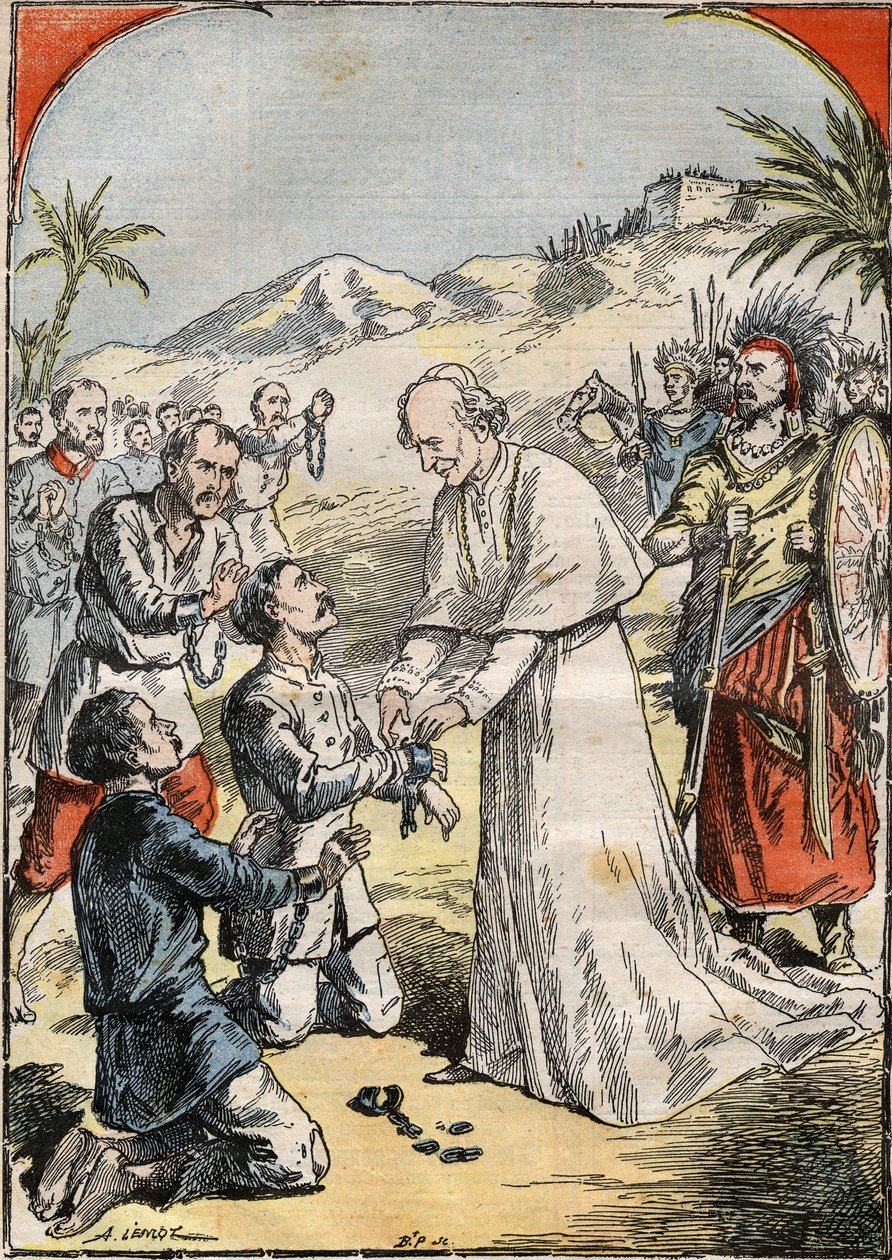 Paus Leo XIII (Leone XIII, Giacchino Pecci) door French School