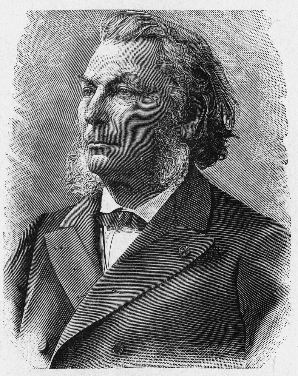 Portret van admiraal Mouchez (1821 - 1892) - in 
