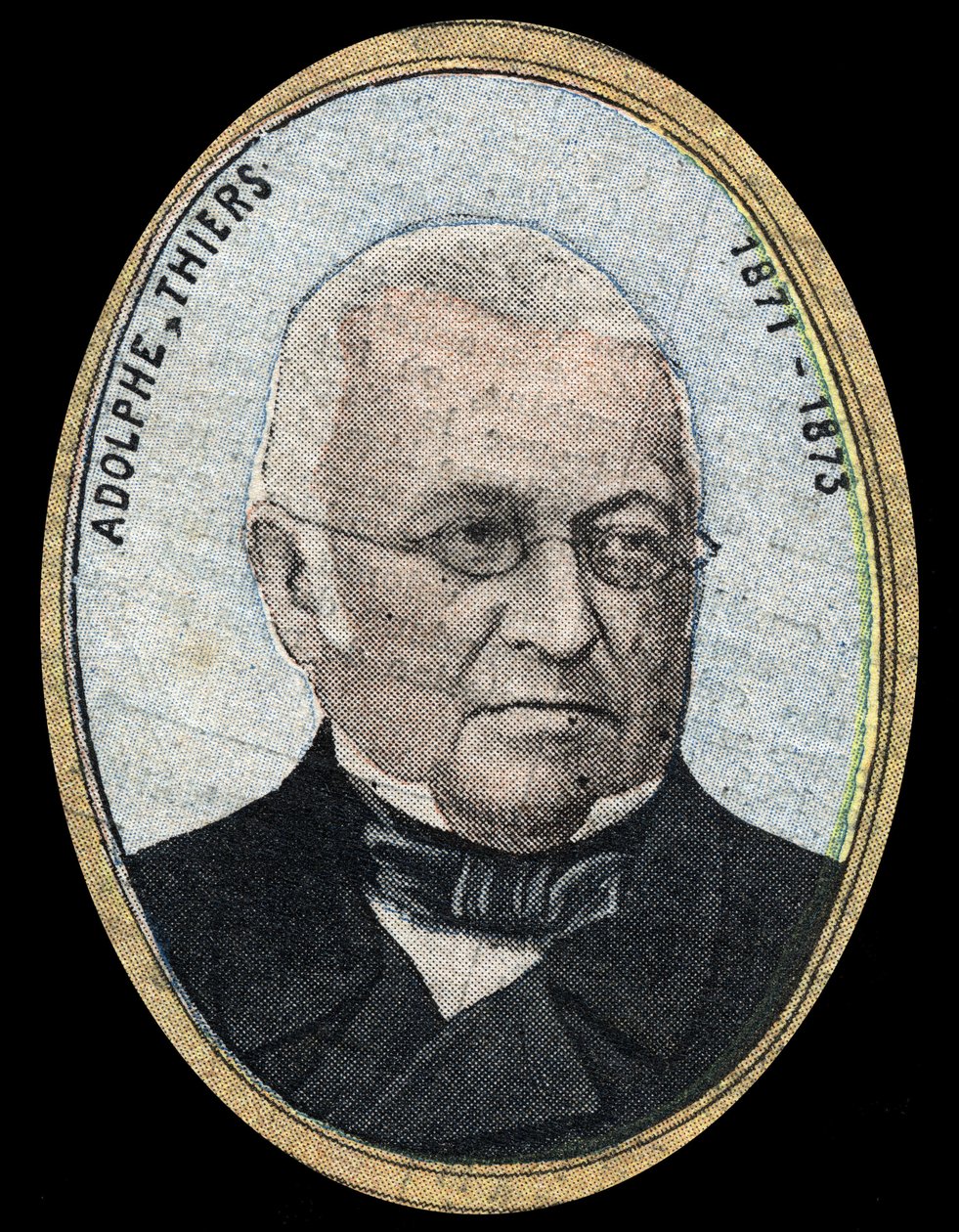 Portret van Adolphe Thiers (1797-1877), president van de Franse Republiek door French School