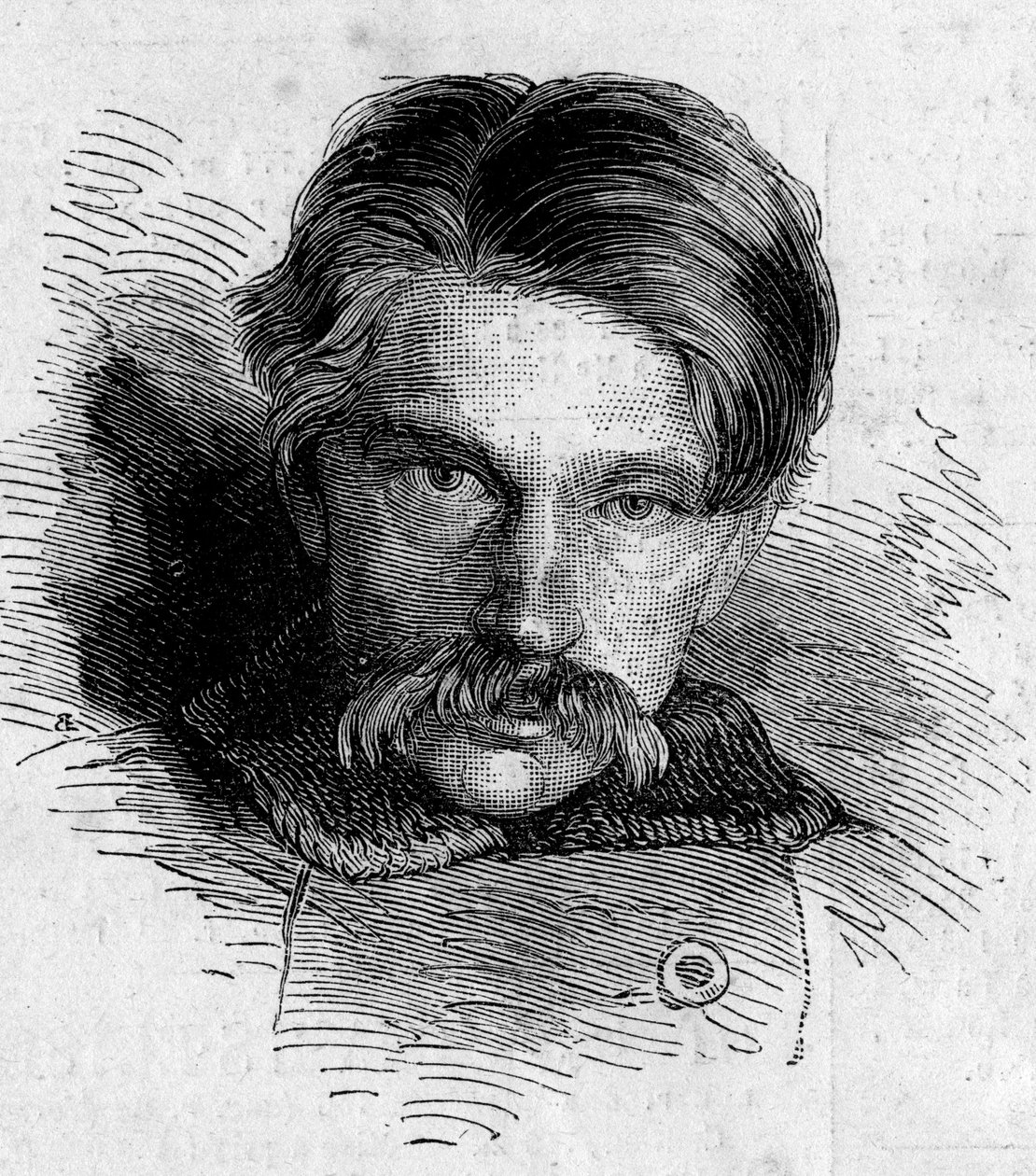 Portret van Alexander Soloviev (Solowieff), die probeerde de Russische tsaar Nicolaas II te vermoorden op 14 april door French School