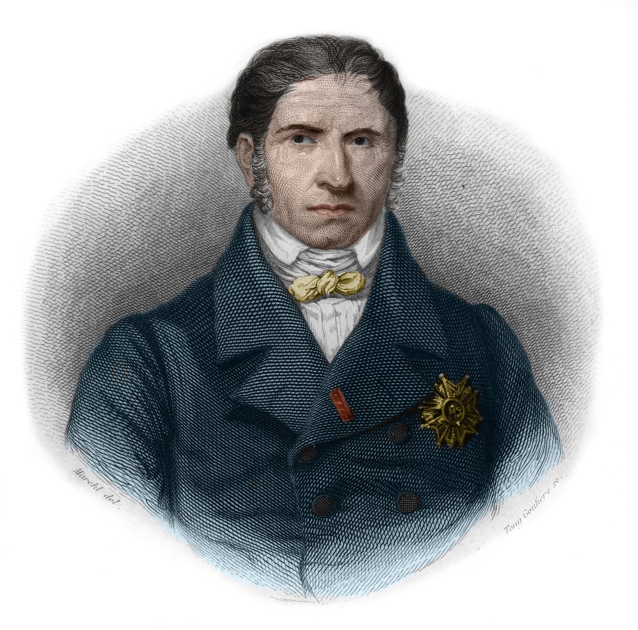Portret van Andre Marie Jean Jacques (Jean-Jacques) Dupin (1783-1865) (genaamd Dupin de Oudere (Dupin aine), Franse advocaat en politicus. Privécollectie. door French School