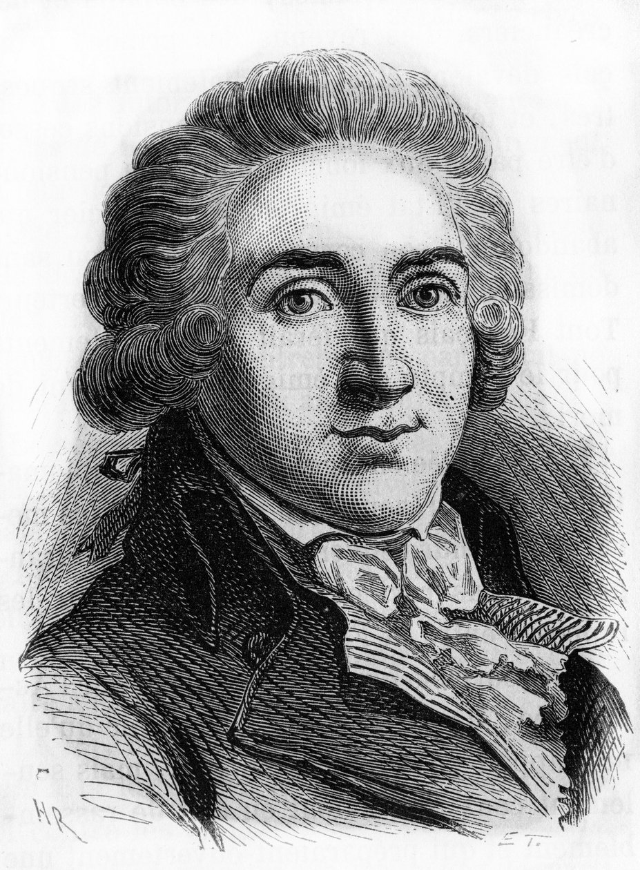 Portret van Armand Gensonne (1758 - 1793) afgevaardigde van de conventie. Gravure uit het einde van de 19e eeuw. door French School